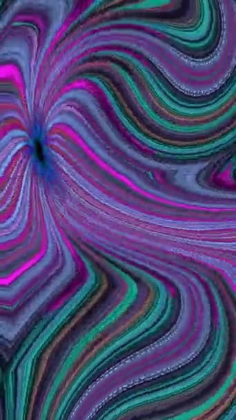 Mandala Kaleidoskop Bezešvé Smyčky Psychedelický Trippy Futuristický Tradiční Tunel Vzor — Stock video