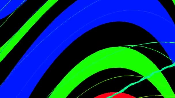 Farbenfroher Abstrakter Grunge Hintergrund Psychedelische Umwandlung Von Flüssigkeit Und Blasen — Stockvideo
