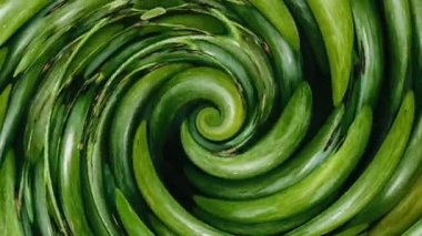 Görüntü stop motion animasyon grafik illüstrasyon mandala arkaplan geometrik kaleydoskop şekil soyut tam renk