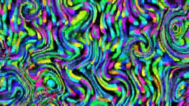 Görüntü stop motion animasyon grafik illüstrasyon mandala arkaplan geometrik kaleydoskop şekil soyut tam renk