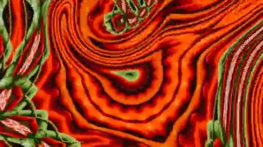 Görüntü stop motion animasyon grafik illüstrasyon mandala arkaplan geometrik kaleydoskop şekil soyut tam renk