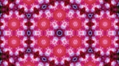 Görüntü stop motion animasyon grafik illüstrasyon mandala arkaplan geometrik kaleydoskop şekil soyut tam renk