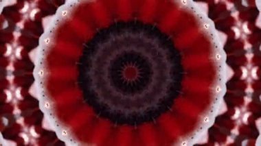 Görüntü stop motion animasyon grafik illüstrasyon mandala arkaplan geometrik kaleydoskop şekil soyut tam renk