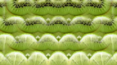 Görüntü stop motion animasyon grafik illüstrasyon mandala arkaplan geometrik kaleydoskop şekil soyut tam renk