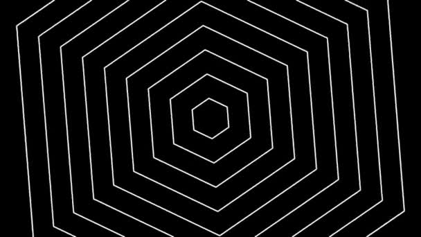 Harmadik Szem Torok Csakra Etnikai Szent Geometria Kaleidoszkóp Végtelen Minták — Stock videók