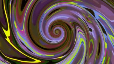 Üç boyutlu kaleydoskop mandala görsel enerji çakra fütüristik görsel vj dikişsiz döngü ile üçüncü gözünü açmak için psikedelik trans sanatının soyut arka planı