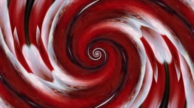 Üç boyutlu kaleydoskop mandala görsel enerji çakra fütüristik görsel vj dikişsiz döngü ile üçüncü gözünü açmak için psikedelik trans sanatının soyut arka planı