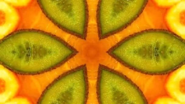 Caleidoscoop Mandala Abstracte Achtergrond Van Trippy Kunst Psychedelische Trance Openen — Stockvideo
