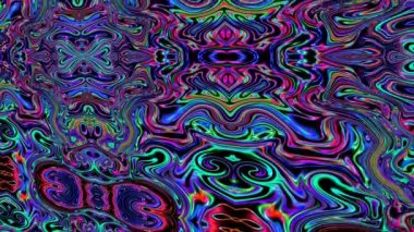 Soyut kaleydoskop arkaplanı. Güzel çok renkli kaleydoskop dokusu. Eşsiz kaleydoskop tasarımı.