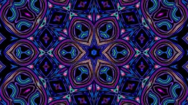 Soyut kaleydoskop arkaplanı. Güzel çok renkli kaleydoskop dokusu. Eşsiz kaleydoskop tasarımı.