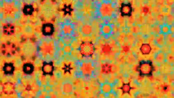 Abstracte Caleidoscoop Achtergrond Prachtige Multicolor Caleidoscoop Textuur Uniek Caleidoscoop Ontwerp — Stockvideo