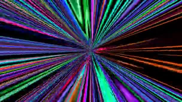 Fundo Caleidoscópio Abstrato Bela Textura Caleidoscópio Multicolorido Projeto Exclusivo Caleidoscópio — Vídeo de Stock