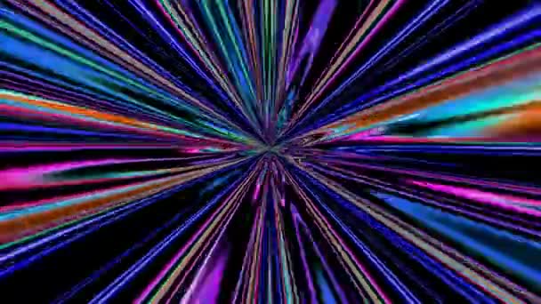 Abstract Kaleidoscope Background Beautiful Multicolor Kaleidoscope Texture Unique Kaleidoscope Design — Stock Video
