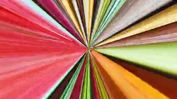 Absztrakt Kaleidoszkóp Háttér Gyönyörű Multikolor Kaleidoszkóp Textúra Egyedi Kaleidoszkóp Kialakítás — Stock videók