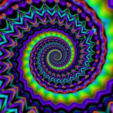 Soyut kaleydoskop arkaplanı. Güzel çok renkli kaleydoskop dokusu. Eşsiz kaleydoskop tasarımı.