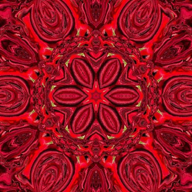 Soyut kaleydoskop arkaplanı. Güzel çok renkli kaleydoskop dokusu. Eşsiz kaleydoskop tasarımı.