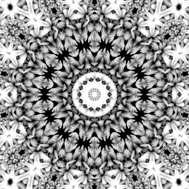 Soyut kaleydoskop arkaplanı. Güzel çok renkli kaleydoskop dokusu. Eşsiz kaleydoskop tasarımı.