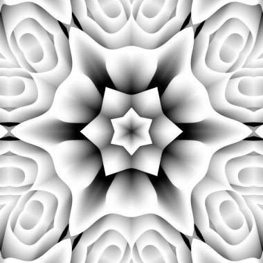 Soyut kaleydoskop arkaplanı. Güzel çok renkli kaleydoskop dokusu. Eşsiz kaleydoskop tasarımı.