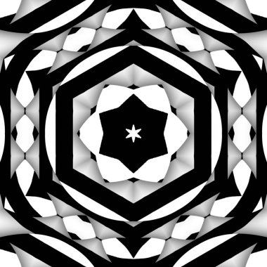 Soyut kaleydoskop arkaplanı. Güzel çok renkli kaleydoskop dokusu. Eşsiz kaleydoskop tasarımı.