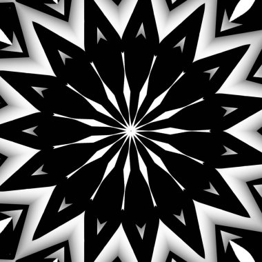 Soyut kaleydoskop arkaplanı. Güzel çok renkli kaleydoskop dokusu. Eşsiz kaleydoskop tasarımı.