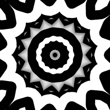 Soyut kaleydoskop arkaplanı. Güzel çok renkli kaleydoskop dokusu. Eşsiz kaleydoskop tasarımı.