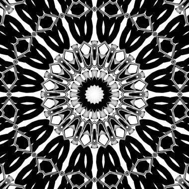 Soyut kaleydoskop arkaplanı. Güzel çok renkli kaleydoskop dokusu. Eşsiz kaleydoskop tasarımı.