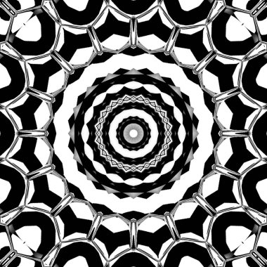 Soyut kaleydoskop arkaplanı. Güzel çok renkli kaleydoskop dokusu. Eşsiz kaleydoskop tasarımı.