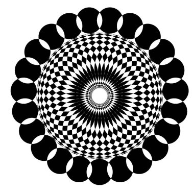 Soyut kaleydoskop arkaplanı. Güzel çok renkli kaleydoskop dokusu. Eşsiz kaleydoskop tasarımı.