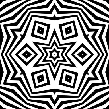 Soyut kaleydoskop arkaplanı. Güzel çok renkli kaleydoskop dokusu. Eşsiz kaleydoskop tasarımı.