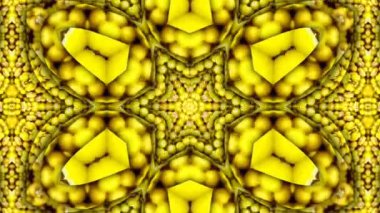 Görüntü stop motion animasyon grafik illüstrasyon mandala arkaplan geometrik kaleydoskop şekil soyut tam renk