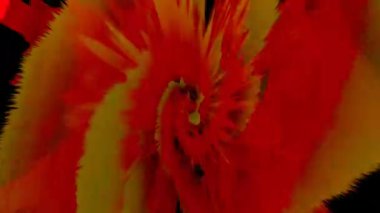 Görüntü stop motion animasyon grafik illüstrasyon mandala arkaplan geometrik kaleydoskop şekil soyut tam renk
