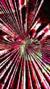 Görüntü stop motion animasyon grafik illüstrasyon mandala arkaplan geometrik kaleydoskop şekil soyut tam renk