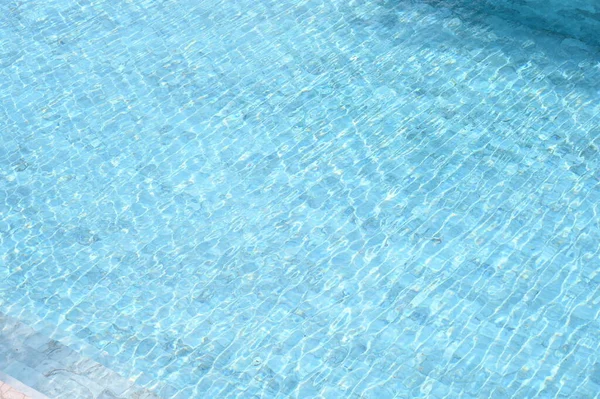 Blue Swimming Pool Beautiful Pool Texture Background — Foto de Stock