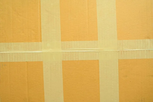Caja Papel Cartón Marrón Fondo Texturizado Papel — Foto de Stock