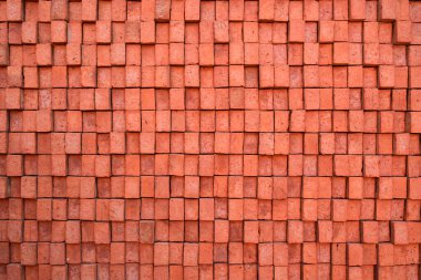 brown brick wall textured, construction industry