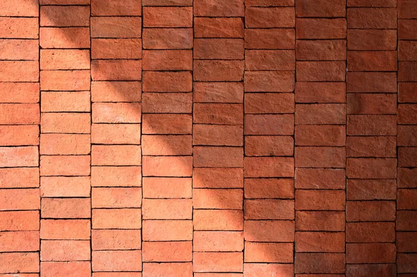 Brown Brick Wall Textured Construction Industry — ストック写真