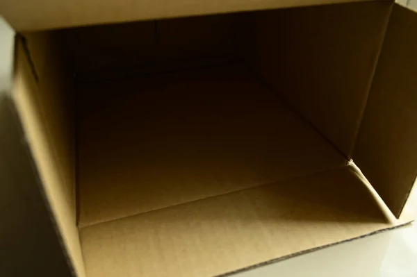 デザインのための茶色の紙箱包装 — ストック写真