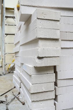 İnşaat endüstrisi için gri çimento tuğla