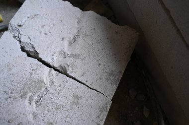 Beton döşemeli arka plan, inşaat endüstrisi