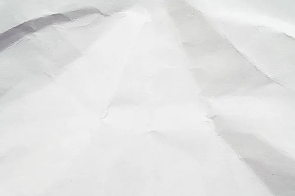 Weiße Bügelfaltenpapier Strukturierten Hintergrund Kartendesign — Stockfoto