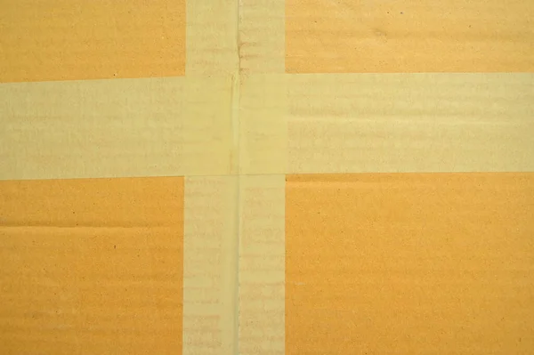 Braune Pappschachtel Papier Strukturiert Hintergrund — Stockfoto