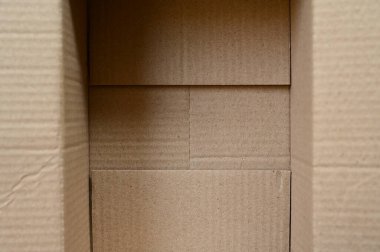 Tasarım için kahverengi karton kutu paketleme