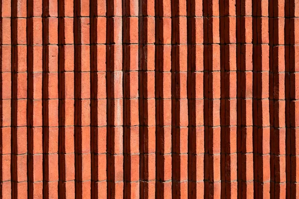 Brown Brick Wall Textured Construction Industry — Photo