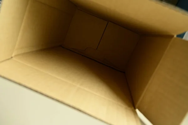 Tasarım Için Kahverengi Karton Kutu Paketleme — Stok fotoğraf