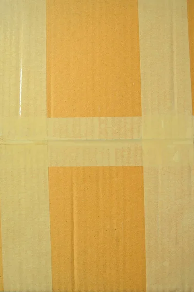 Barna Karton Doboz Papír Texturált Háttér — Stock Fotó