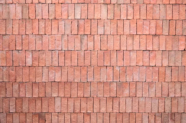Brown Brick Wall Textured Construction Industry — Zdjęcie stockowe