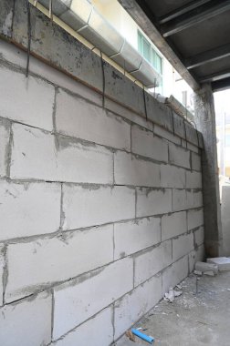 tuğla duvar desenli arka plan, inşaat endüstrisi