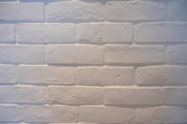 beyaz tuğla duvar arkaplanı, iç tasarım