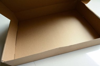 Tasarım için kahverengi karton kutu paketleme