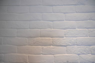 beyaz tuğla duvar arkaplanı, iç tasarım